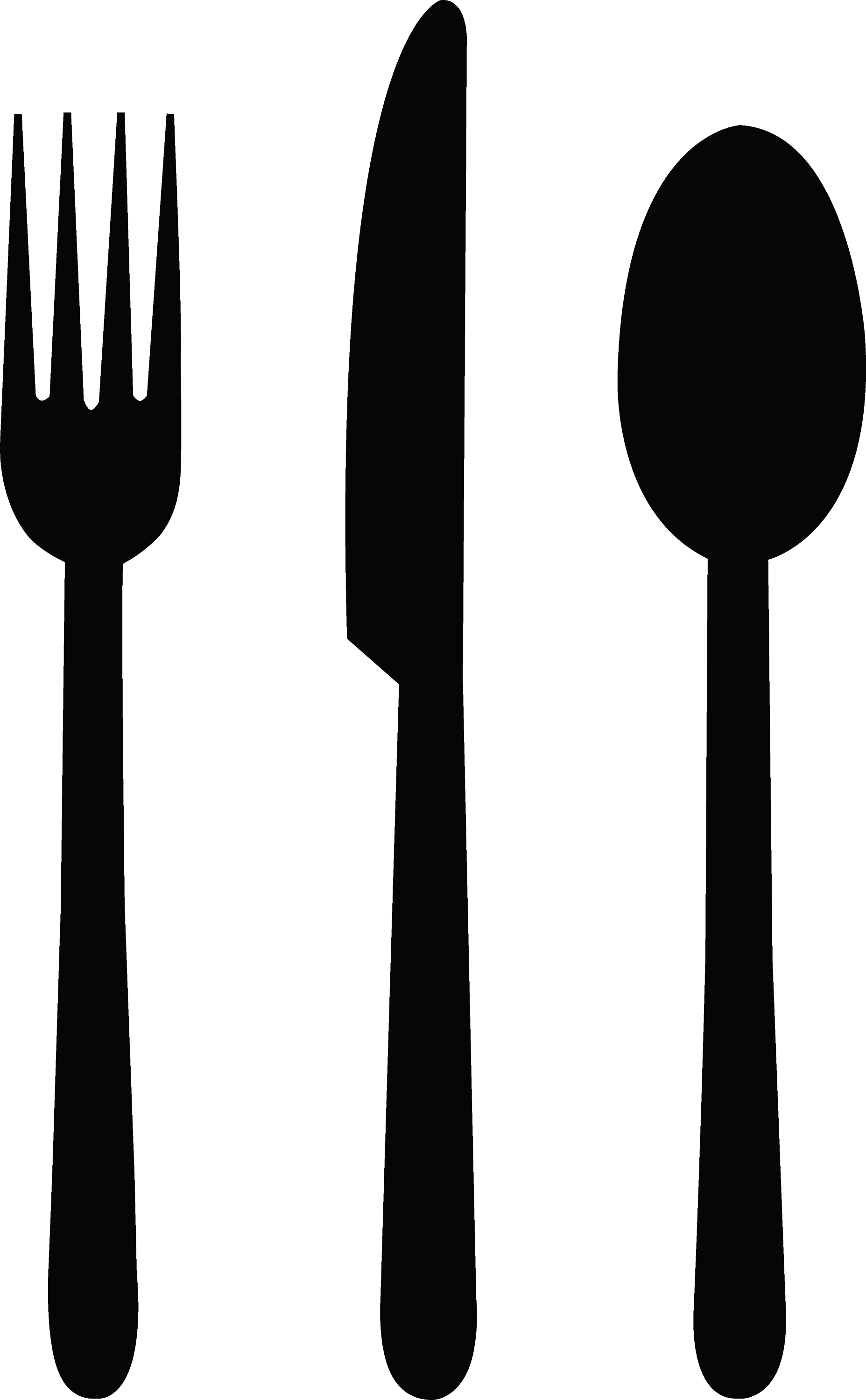 Tableware Silhouettes - Free Clip Art