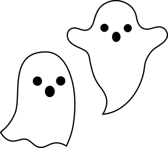 Cute Ghosts Halloween Design